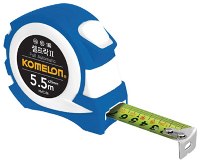 코메론 셀프락2 줄자 5.5m x 25mm KMC-86 랜덤 발송, 1개