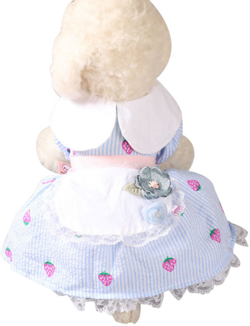 제제펫 앨리스 돌 스커트 강아지 의류 Y551PDFC001, 블루, 1개