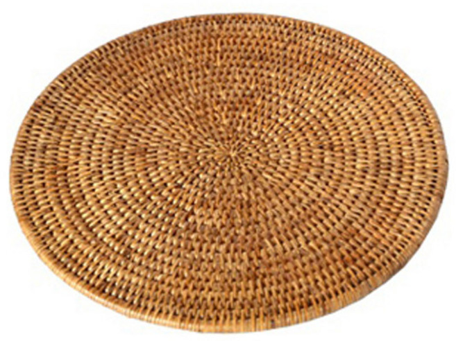 라탄 원형 매트 IT CO 007