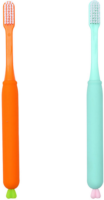 알럽홈 실리콘 파스텔 컬러 칫솔 랜덤 발송, 1개입, 2개