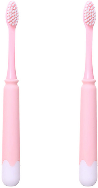 알럽홈 파스텔 소프트 칫솔 보틀핑크, 2개, 1개입