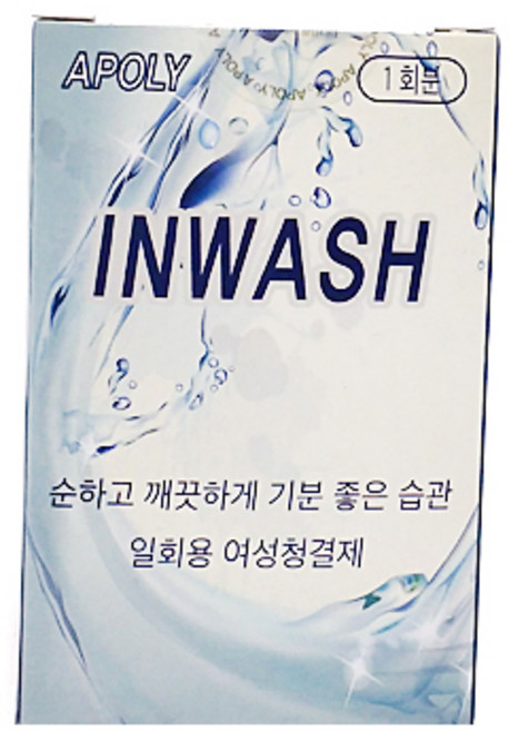 에폴리 인워시 일회용 여성청결제, 1개, 80ml
