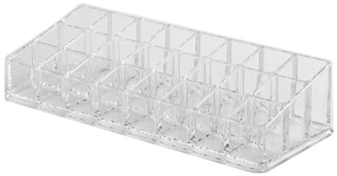 에이비엠코리아 아크릴 립스틱 정리함 24구, 1개