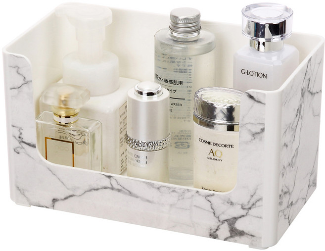 헬로리빙 마블패턴 스마트 화장품 정리함, 혼합색상, 1개