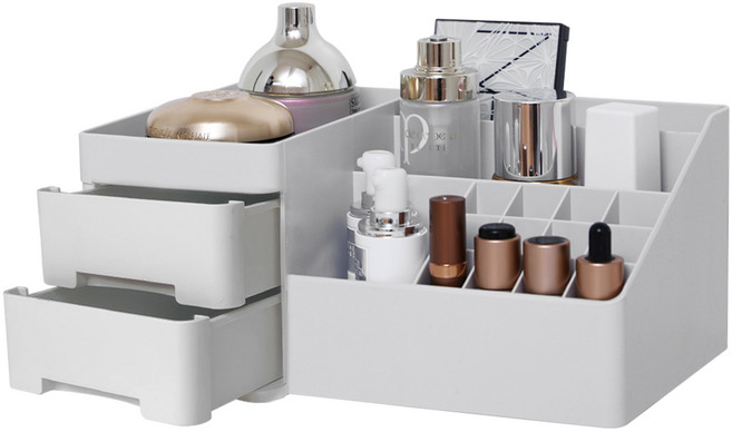 헬로리빙 멀티기능 서랍형 화장품 정리함, 1개