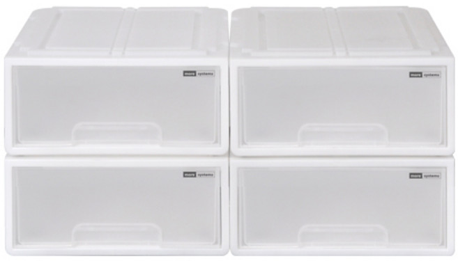 모아시스템즈 시스템 소형 서랍장 4p, 4단