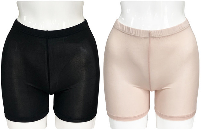 올리비아바비 인견 솔리드 스판 3부 속바지 2p