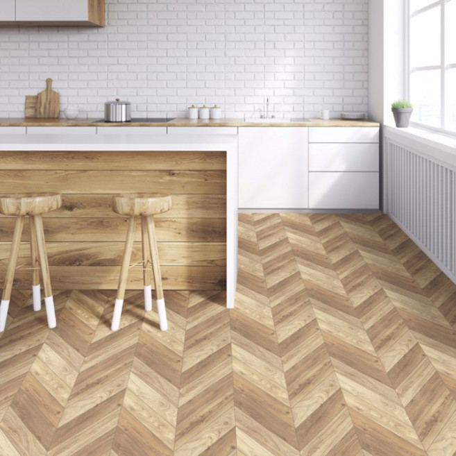 매직픽스 점착식 리폼 바닥시트지, 라이트라인패널헤링본