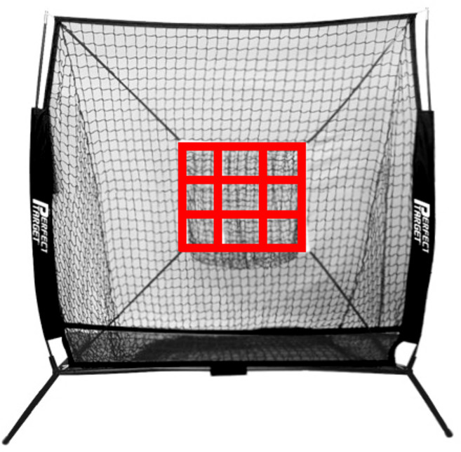 나사레 퍼펙트타겟 야구연습용 피칭타겟, 블랙, 1개