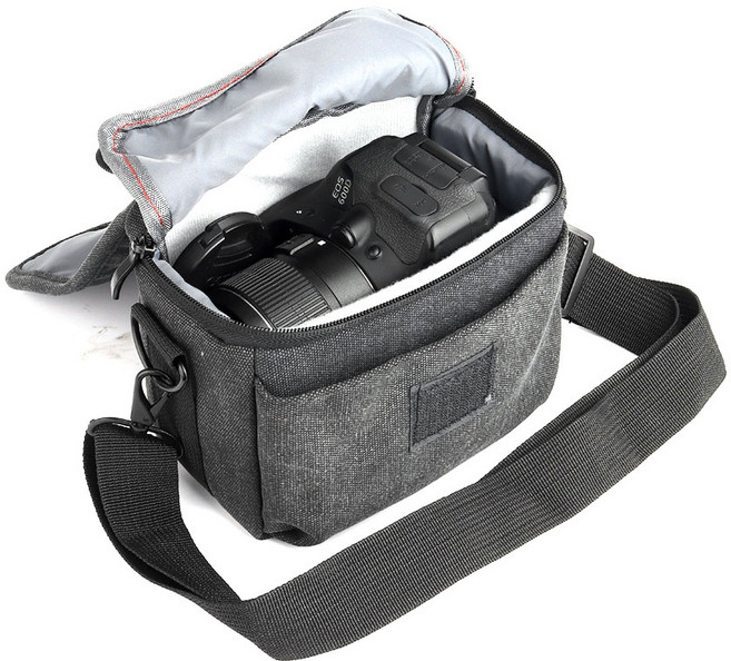 BAGnBAGs 카메라 숄더백 F-907, 블랙, 1개