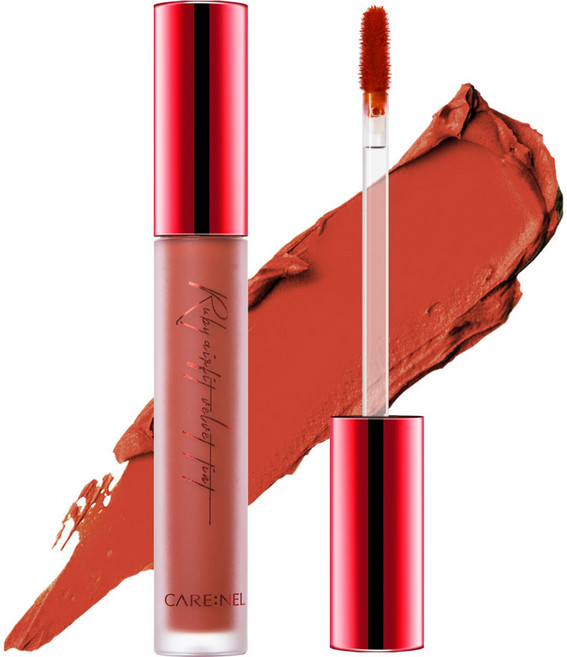 까레넬 루비 에어핏 벨벳 틴트, 4.5g, 1개, 02 오렌지 파이어