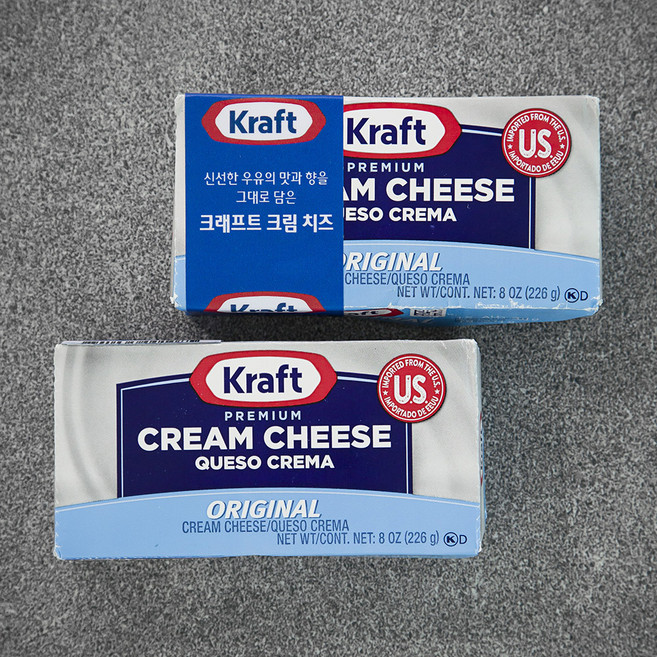 크래프트 프리미엄 크림치즈, 226g, 1개입, 2개