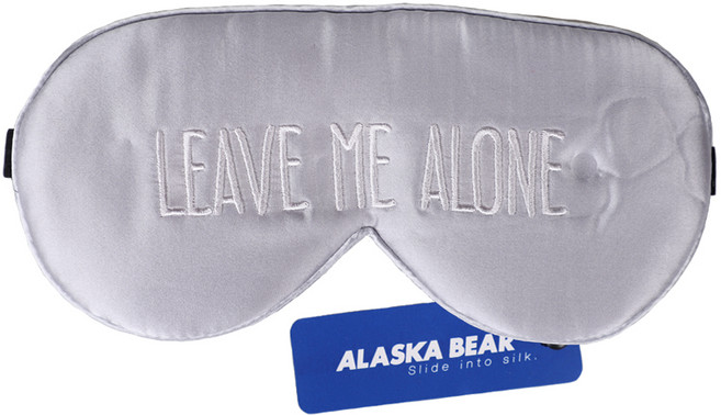알래스카베어 수면 실크안대 고급스럽게 혼자쉬고싶어요, 1개입, 1개