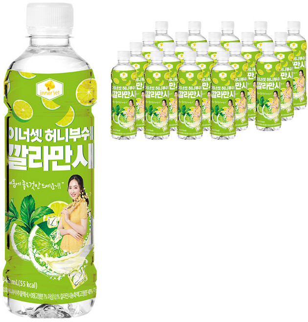 이너셋 허니부쉬 깔라만시, 340ml, 20개