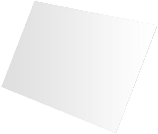 대원우드보드 백색 원단 우드보드 60 x 90 cm, 7mm, 10개