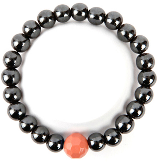 세븐스타 파워볼 자석 팔찌 3XL 핑크베이지 8mm, 1개