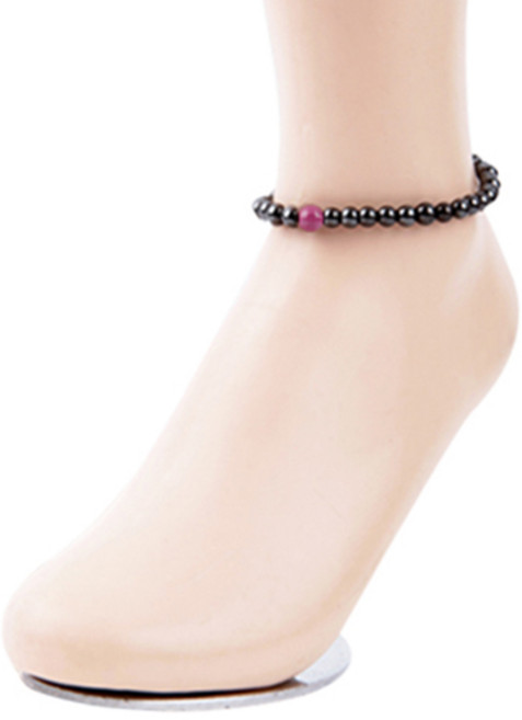 세븐스타 파워볼 자석 발찌 6mm 3XL 인디핑크, 1개