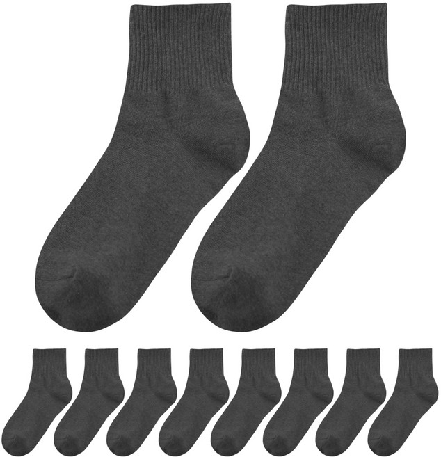 이지레그 여성용 프리미엄 밴드 중목 양말 10켤레