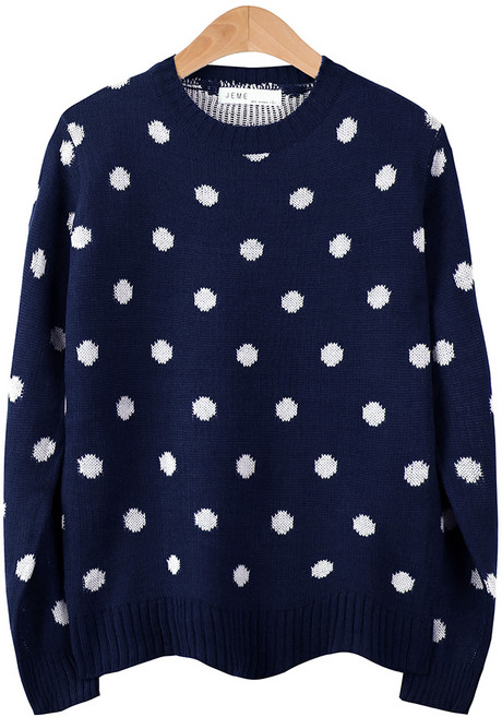 제제 남성용 도트니트