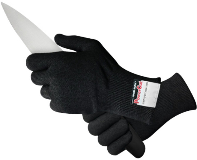 핸드맥스 파워컷5 베임 방지 장갑, 1개, 블랙
