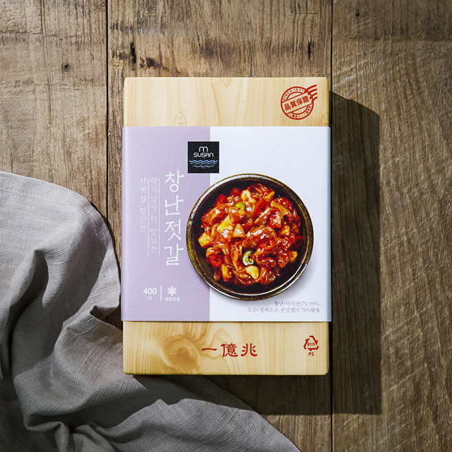 엠수산 창난젓갈, 400g, 1개