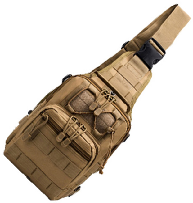 루어낚시 보조가방 크로스백, 카멜