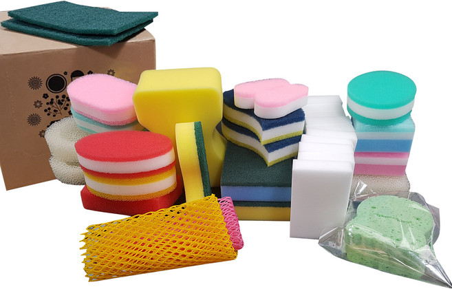 클린앤화이트 멀티박스 수세미 랜덤 발송, 35개, 1개