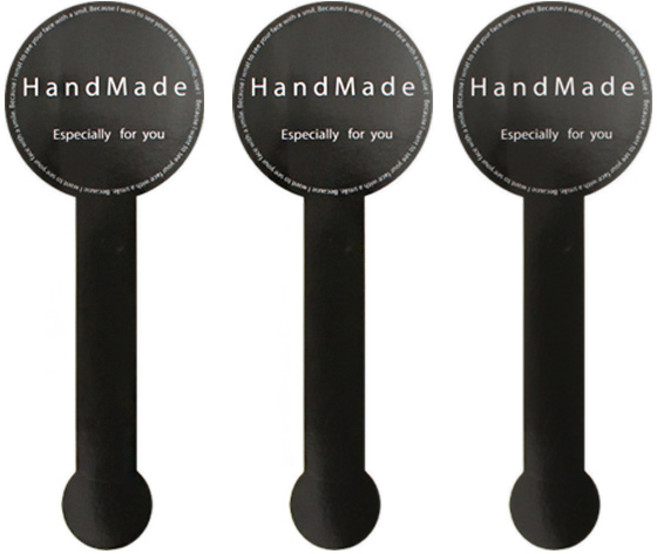 피크닉하우스 핸드메이드 블랙롤리팝스티커, 혼합 색상, 72개