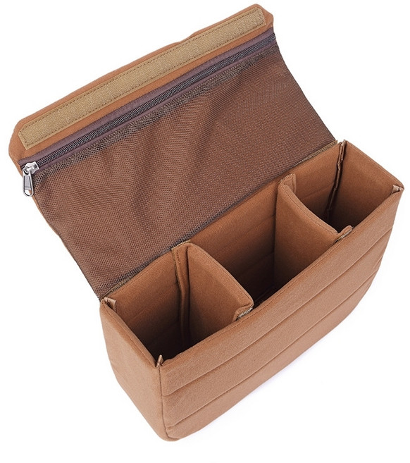 이마켓 BAGnBAGs DSLR 이너 카메라가방 IN-031, 브라운, 1개