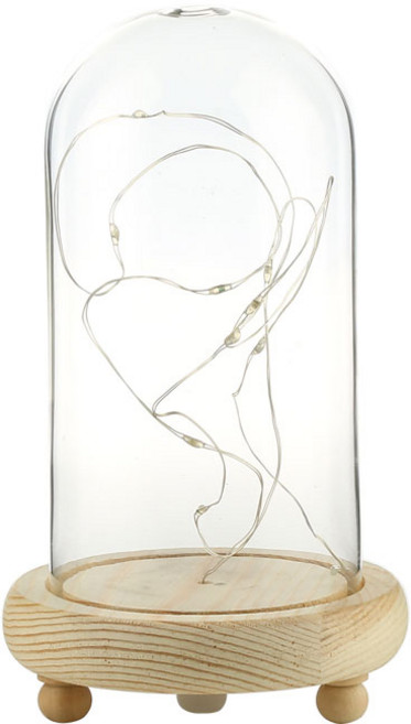 삼호유리 LED 무드 유리돔 슬림 SH07087, 주황색