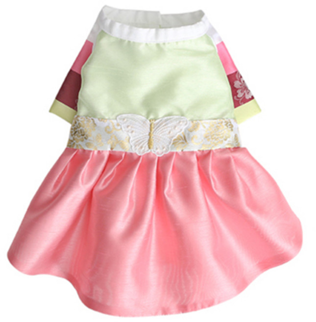 이츠독 풀내음 공주 한복, 혼합 색상, 1개