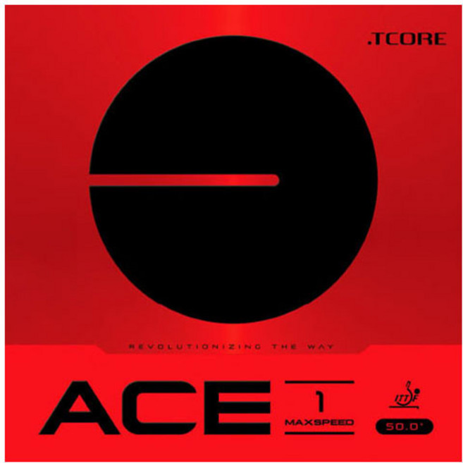 티마운트 티코어 김택수 에이스1 탁구러버, RED, 1개