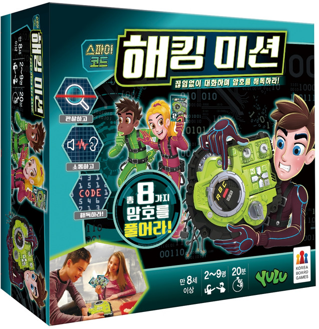 율루 해킹미션 보드게임, 혼합 색상, 1개