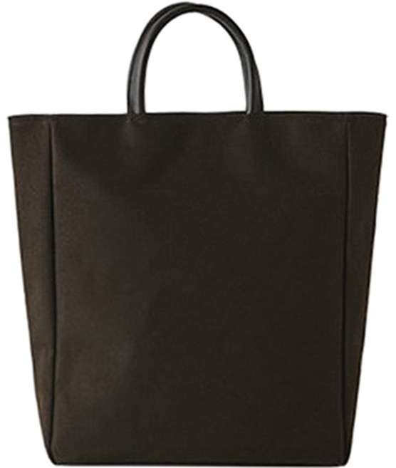 마켓피오 패션 베이직 캔버스 가죽손잡이 토트백