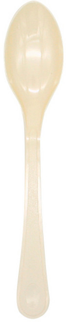 피크닉하우스 일회용 크림색 개별포장 스푼, 1개입, 100개