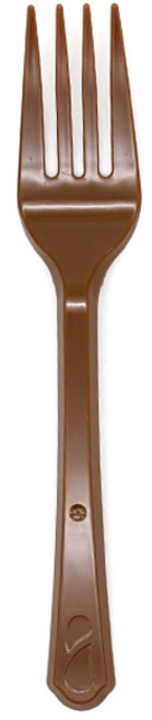 피크닉하우스 일회용 브라운 포크, 1개, 100개