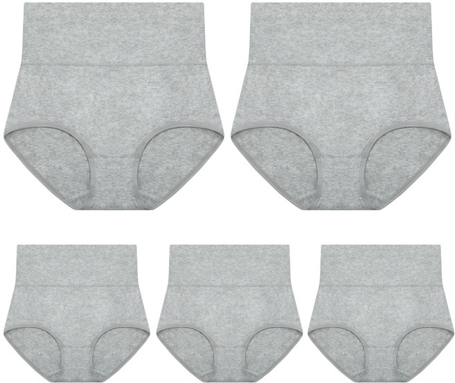 맬러뮤트 데일리지 면 똥배 통기성 복대 팬티 5p