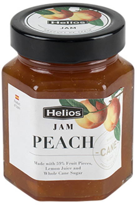 헬리오스 내츄럴 복숭아잼, 330g, 1개
