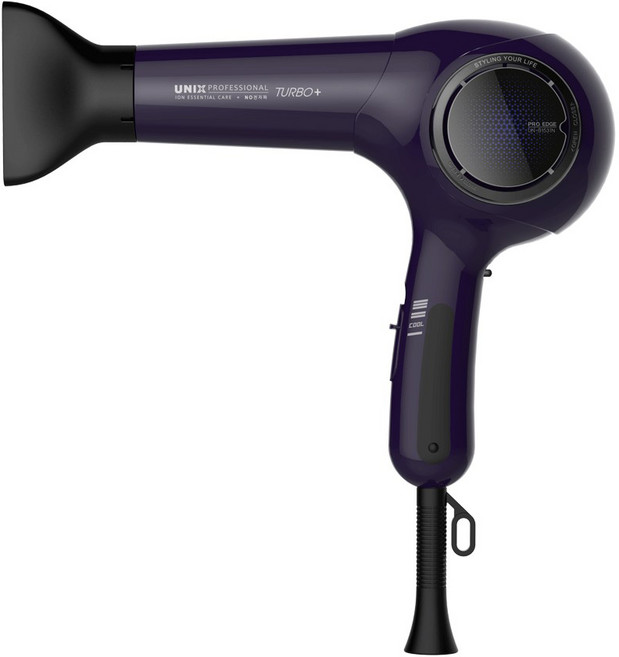 유닉스 터보 플러스 헤어드라이기 1400~1650W, UN-B1531N, 퍼플