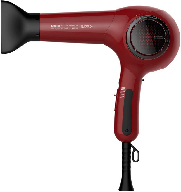 유닉스 파워풍량 헤어드라이기 1400~1650W, UN-B1530N, 레드