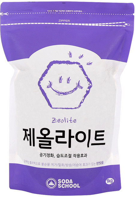 소다스쿨 제올라이트 탈취제, 1kg, 1개