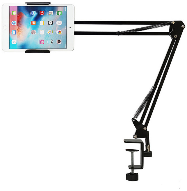 오엠티 다관절 태블릿 핸드폰 거치대, OSA-1234, 블랙, 1개