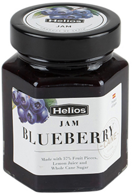 헬리오스 내츄럴 블루베리잼, 330g, 1개