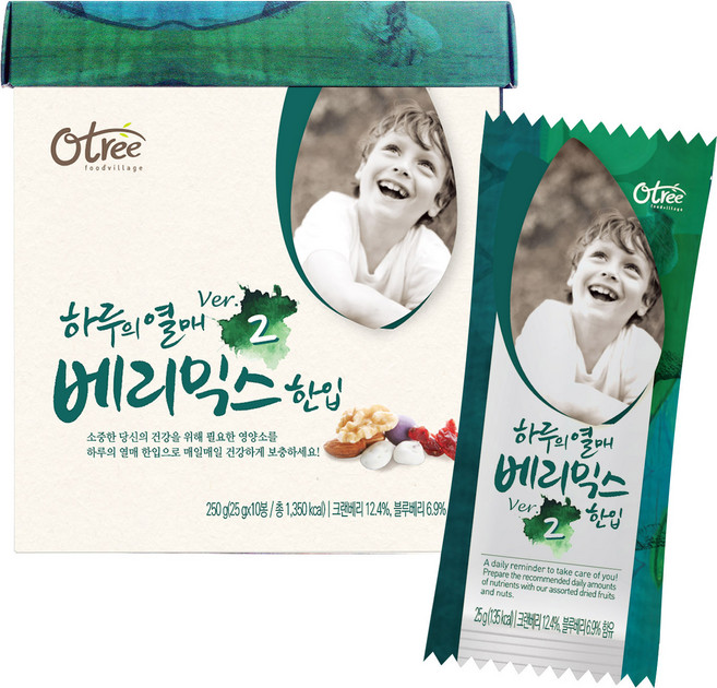 오트리 하루의 열매 베리믹스 Ver2 혼합견과, 250g, 1개