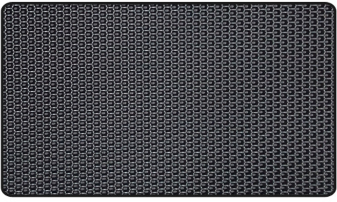 옹이네 고양이 벌집모래매트 사각엠보형, 블랙, 1개