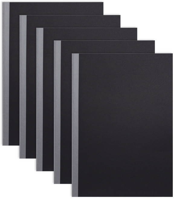 단순생활 실제본노트 A4, 블랙, 5개