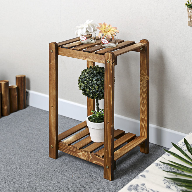 Tree 가든 원목 화분진열대 33 x 55 cm, 1개