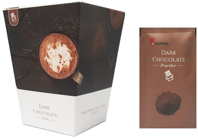 컵풀 다크초코 파우더, 15g, 10개입