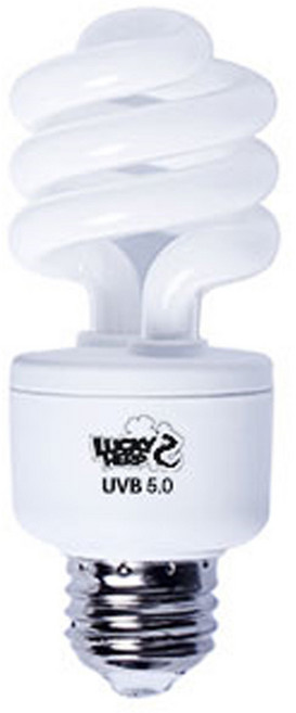 럭키허프 트로피컬 UVB 5.0 파충류 램프 13W, 혼합 색상, 1개