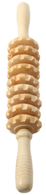 원목 건강 지압롤러 안마봉, 1개